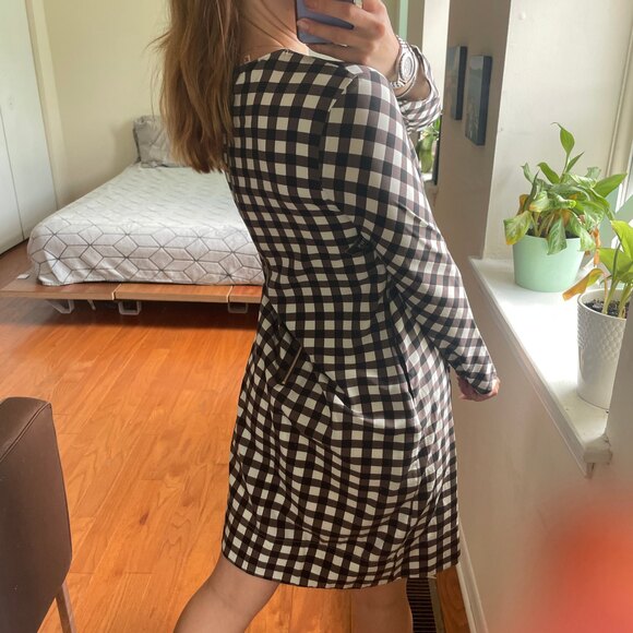 Marni Gingham Asymmetrical Dress - Picture 6 of 9